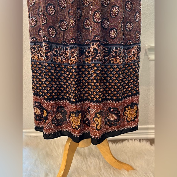 FRYE Jenna Bohemian Aniversary Collection ruffle midi dress Size XS - Picture 6 of 10